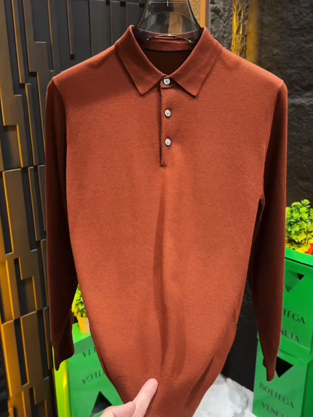 

Высококачественный вязаный свитер для мужчин с воротником, модный повседневный зимний, новинка, премиум-класса, универсальный, легкий