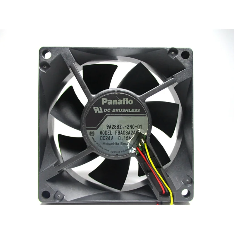 24V Cooling Fan 2Pin/3Pin Cooler for Panaflo FBA08A24H 8025 Frequency Converter