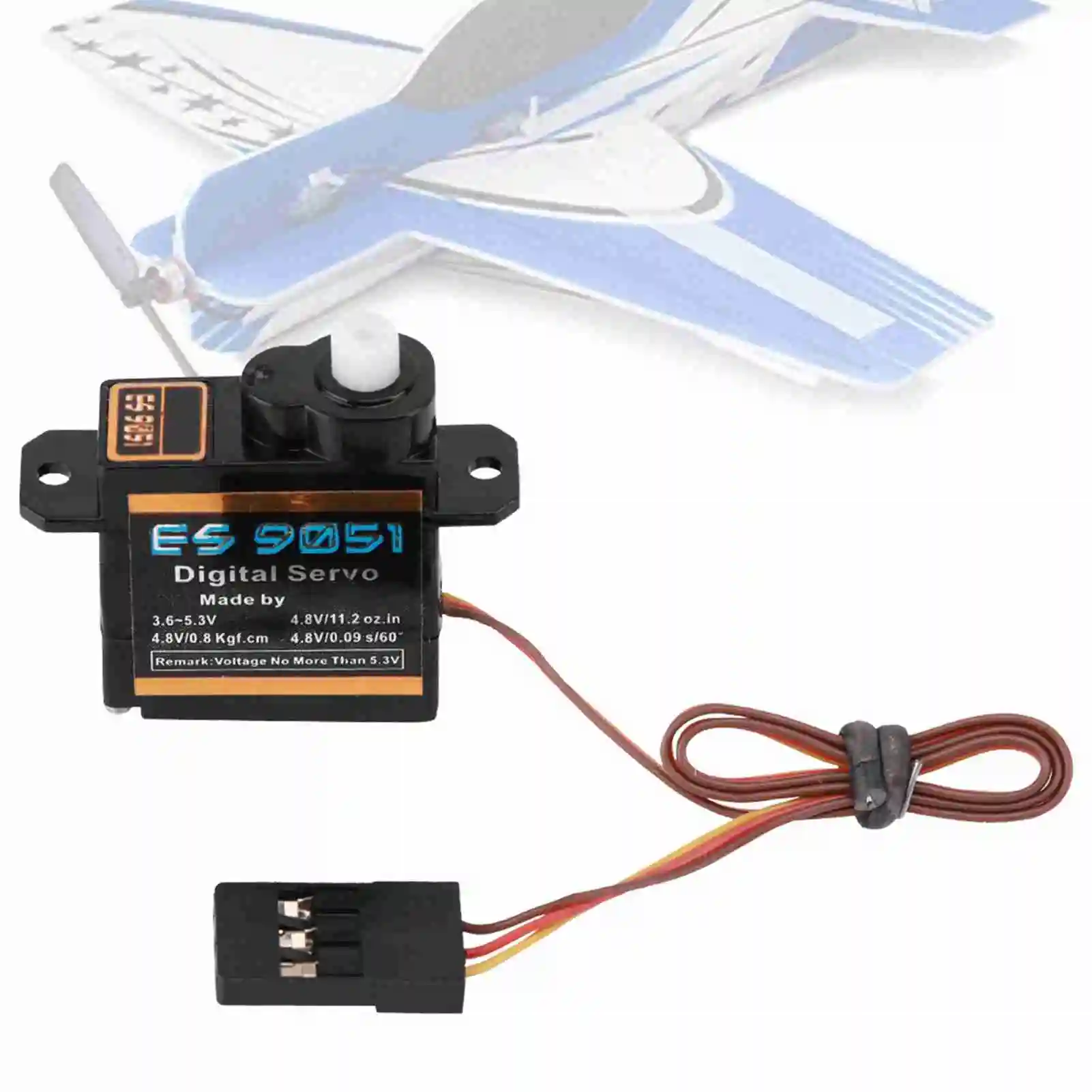 Digital Servo EMAX ES9051 4.1g Digital  Servo Plastic Gear 0.8kg  for 3D F3P RC Airplane  Servo RC  Servo