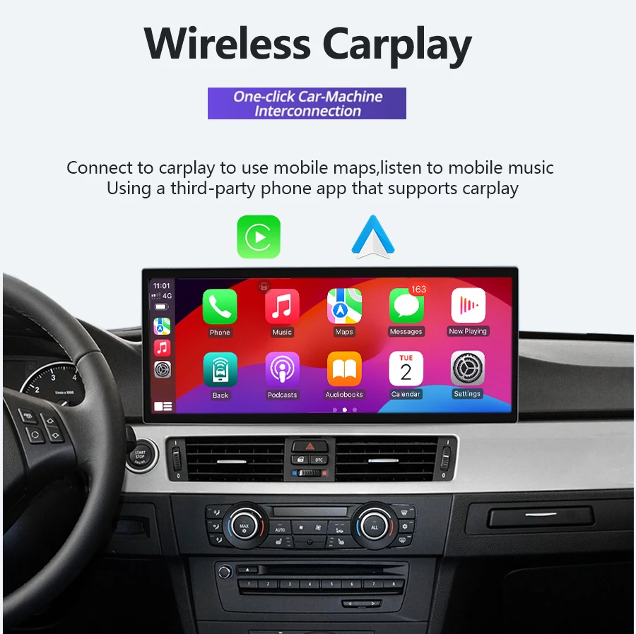 15.8 inci Untuk BMW Seri 1 E87 2006-2011 GPS Navigasi Stereo Radio Mobil Multimedia Video Player Layar Android Head Unit 4G