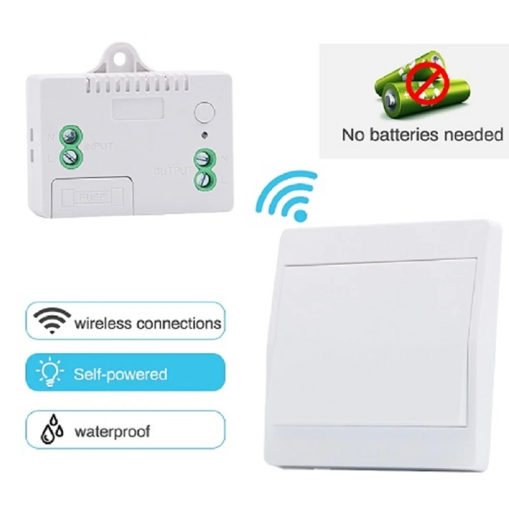 wifi self-electric wireless remote switch cable-free household light random switch controller network intelligent button switch