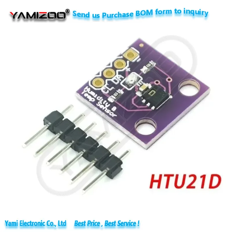 10 Stück HDC1080 Si7021 SHT20 HTU21D Modul mit geringem Stromverbrauch, GY-213V-HDC1080 Hochpräziser digitaler Feuchtigkeitssensor mit Temperatursensor – Detail 4