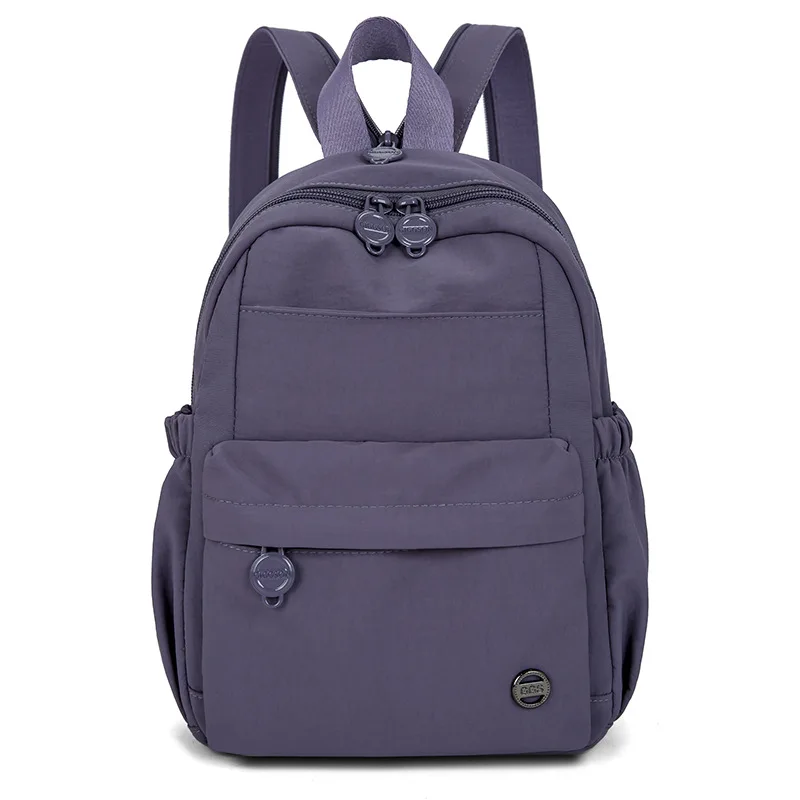 2026 New Korean Style Women Backpack, Simple Lightweight Waterproof Nylon Fabric, Multi-functional, Can Be Worn as Chest Bag view 6