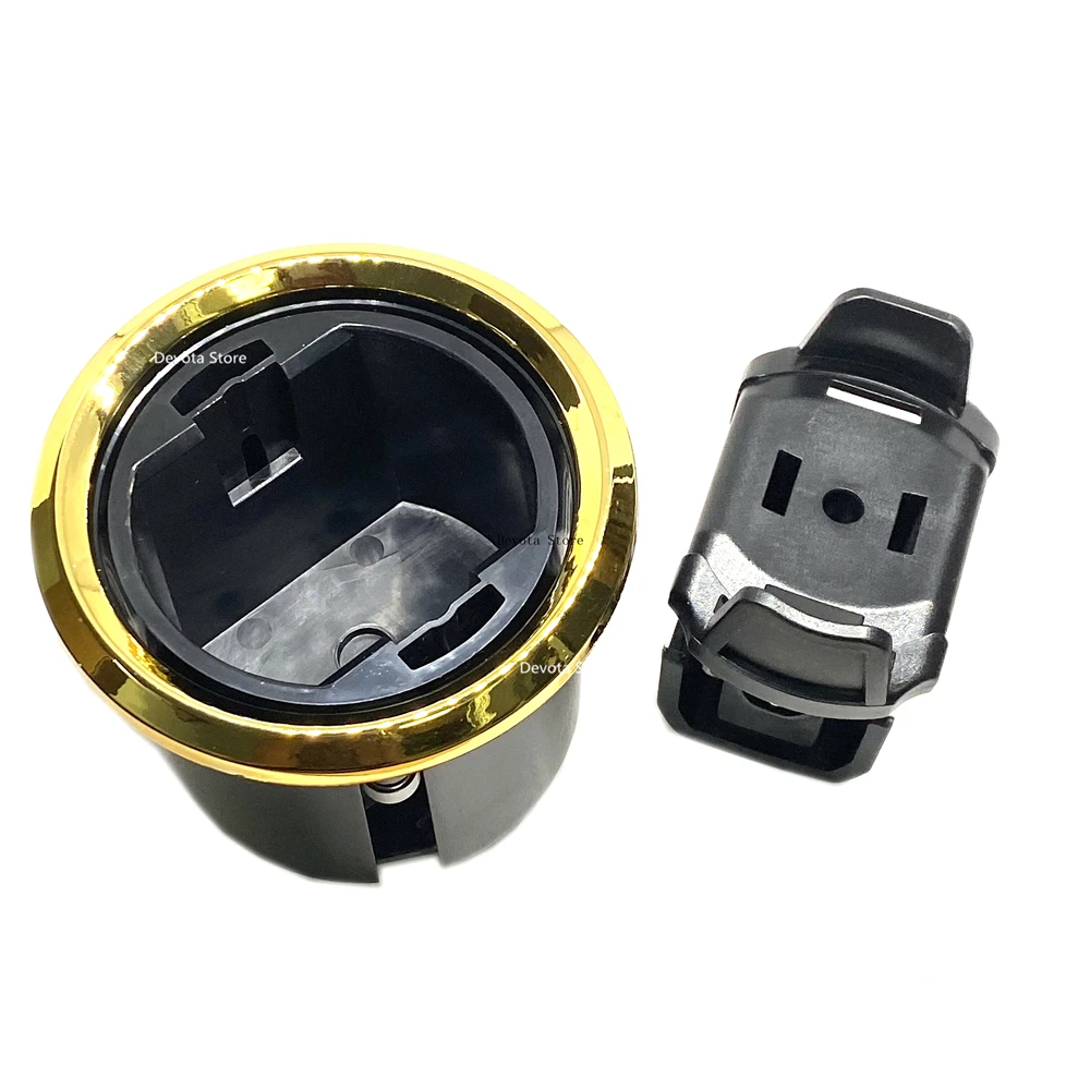 Pokrętło zegarka plastikowy kubek zatrzaskowy plastikowy srebrny/złoty poduszka części do maszyn domowych