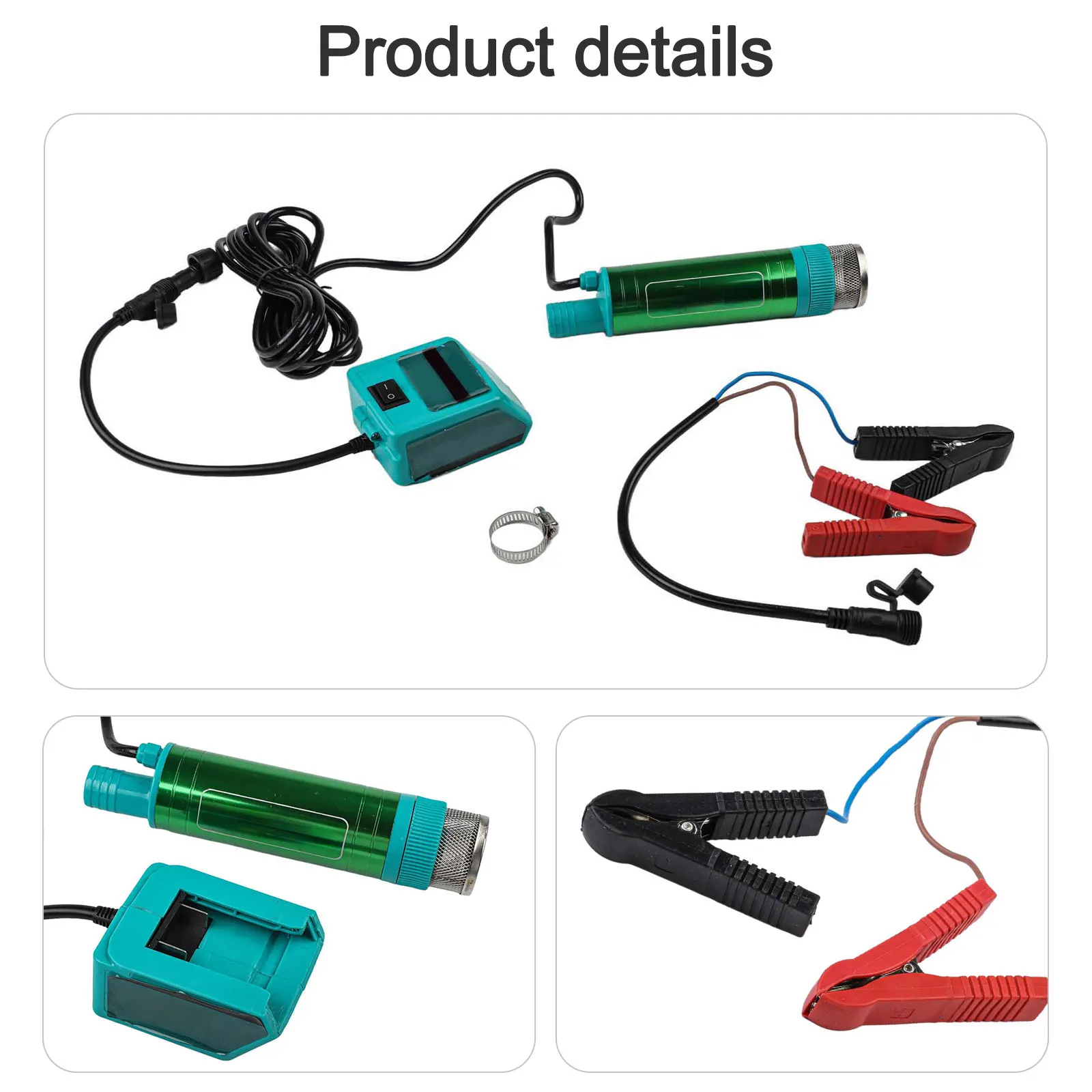 Lithium Battery Pump for Dayi Battery 38mm Cordless Fuel Water Oil Transfer Pump 12V Portable 30 to 50 Liters per Minute