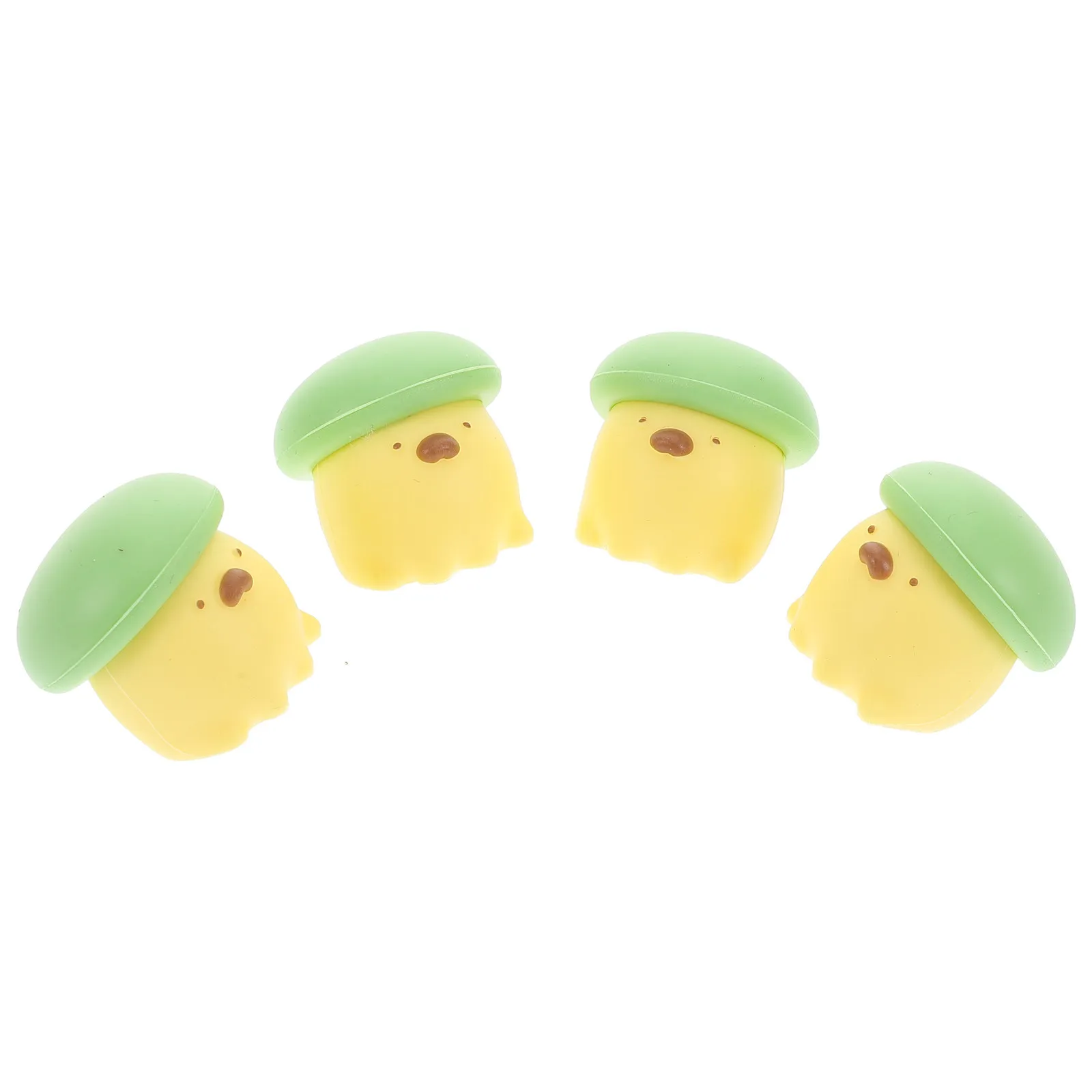 

Набор из 4 силиконовых защитных уголков для мебели в форме грибов, мягкие защитные накладки для острых углов, для безопасности детей