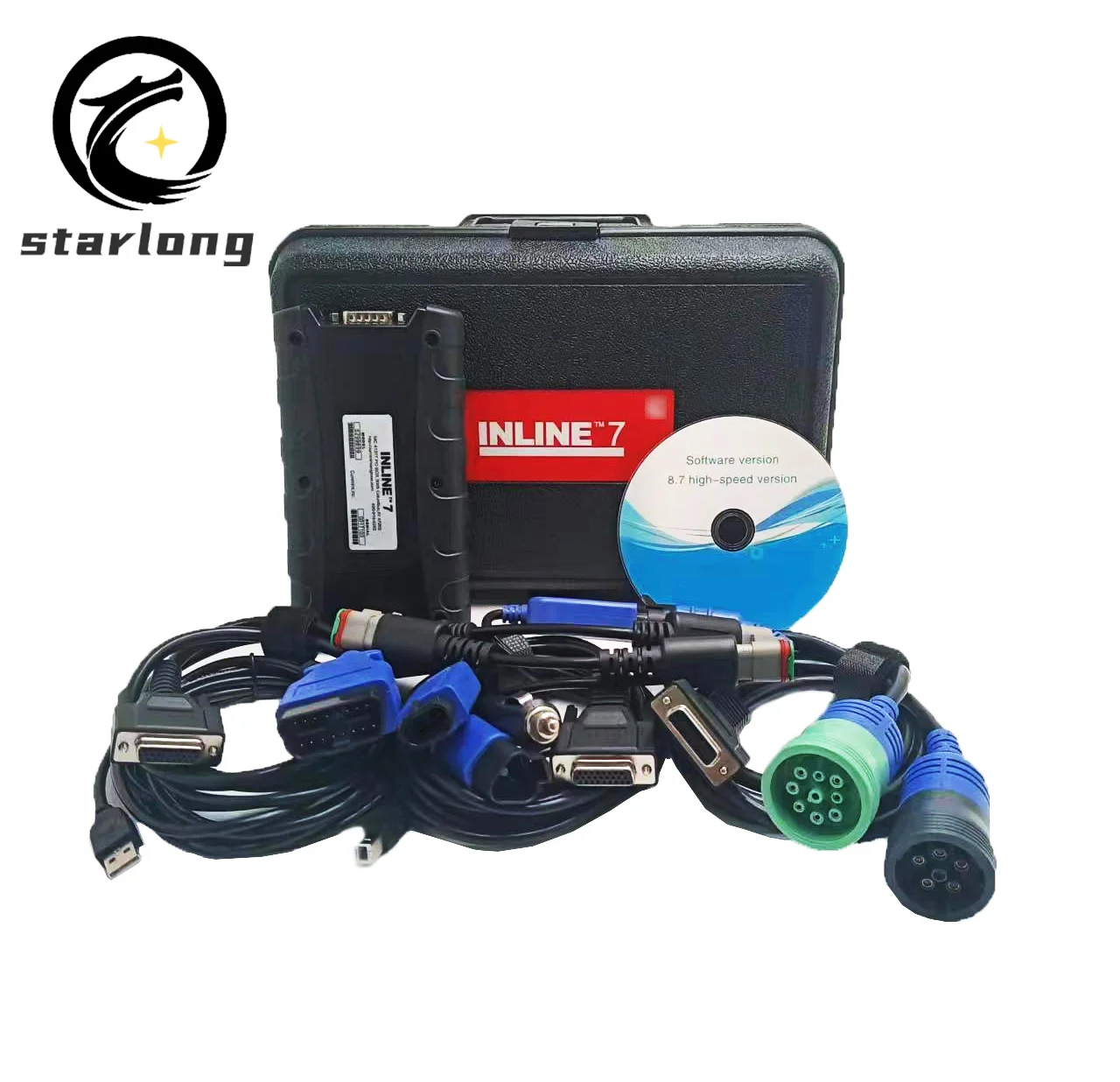 for Cummins INLINE 7 Data Link Adapter for Cummins Truck Diagnostic Tool With for Cummins Insite 8.7 8.9 Software