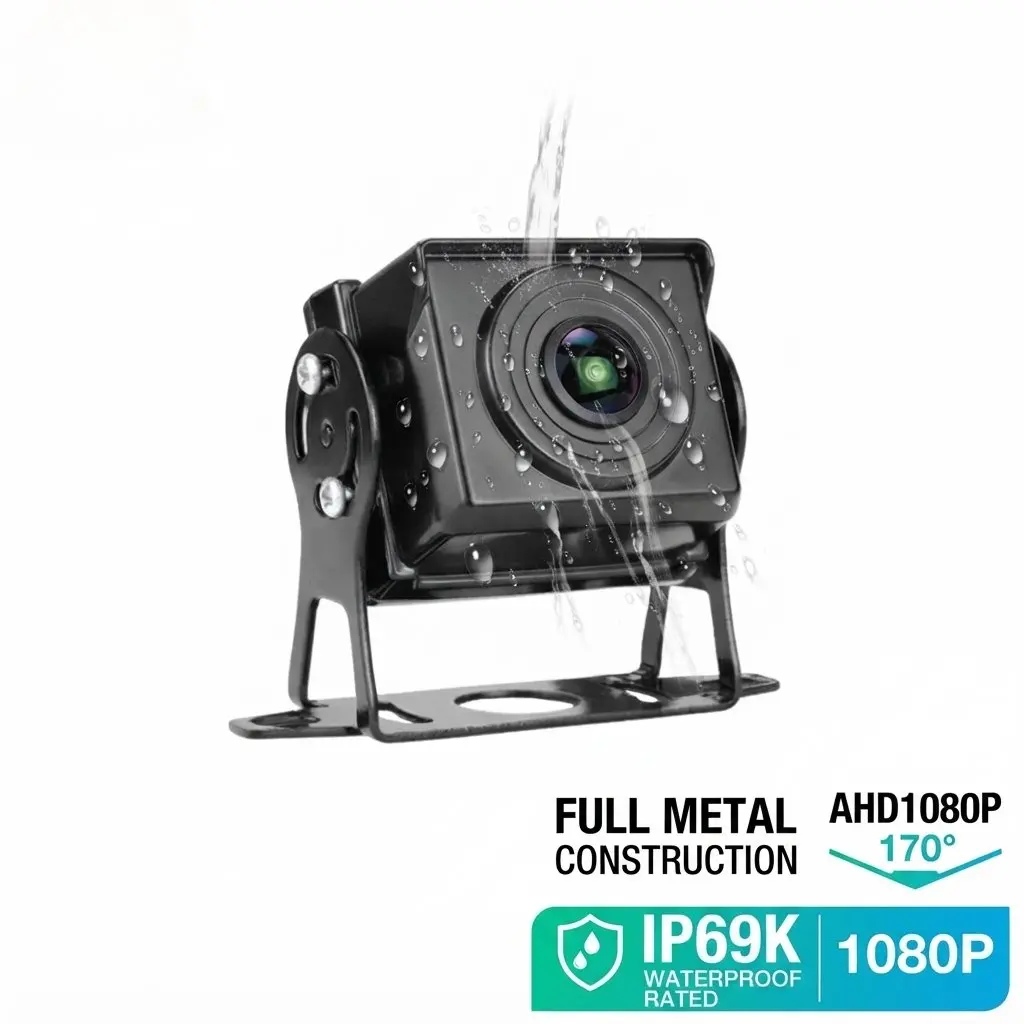 Parking Car Rear View Camera For Bus Truck170° AHD 1920*1080P Fisheye Wide Angle Lens High Definition Starlight Night Vision