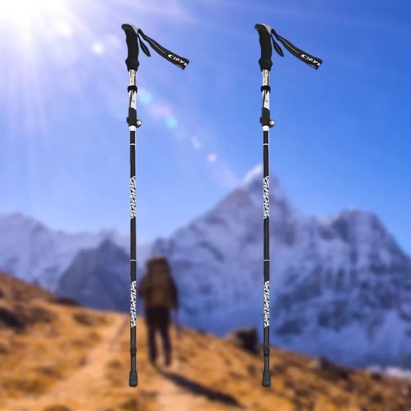 

Алюминиевый сплав, уличная трость, альпинизм, складной расширительный инструмент для сокращения, туристический поход на природу, кемпинг, пеший туризм