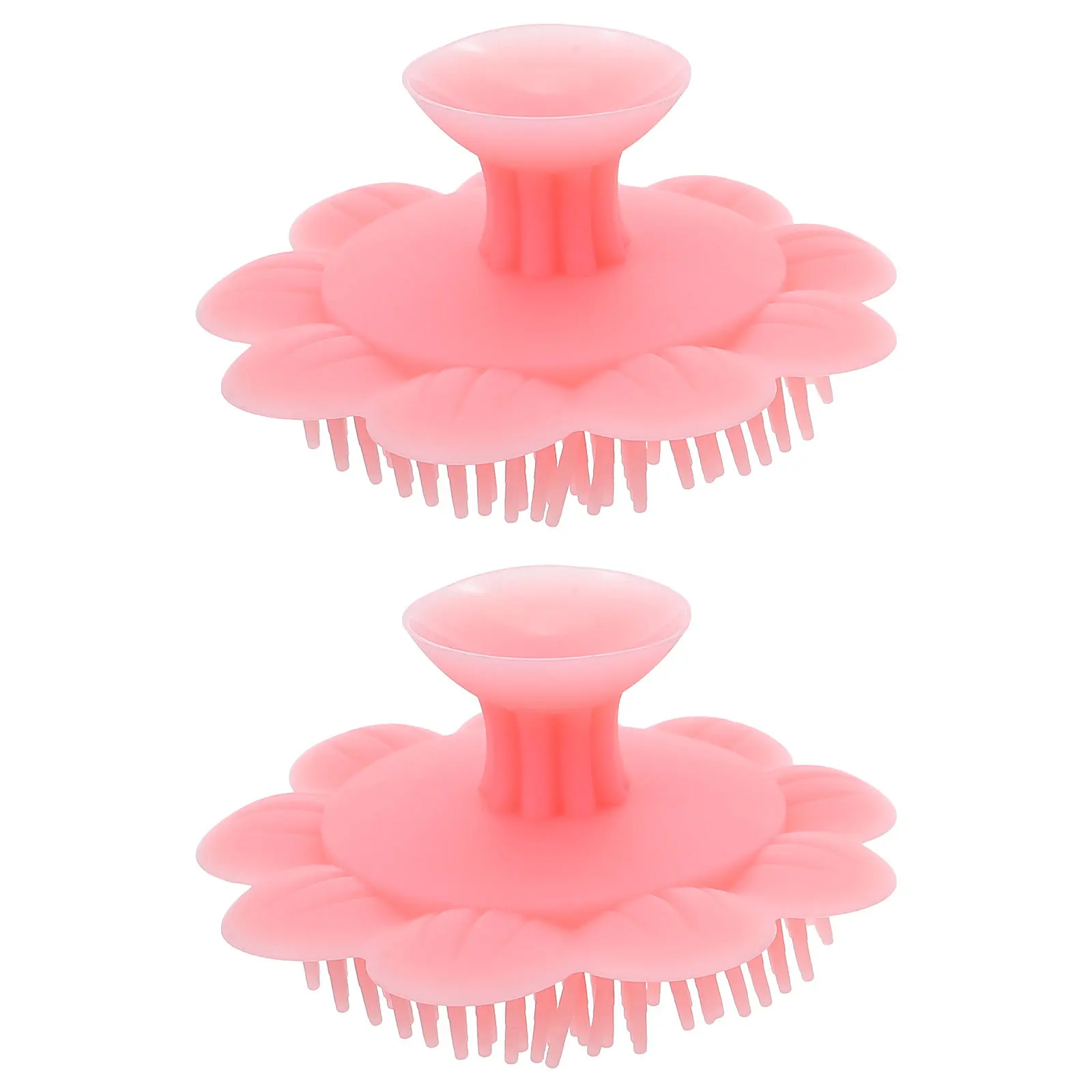 

2Pcs Baby Scalp Silicone Brush Soft Double-Side Cradle Cap Removal Bath Massage Shampoo Hair Scalp Scrubber