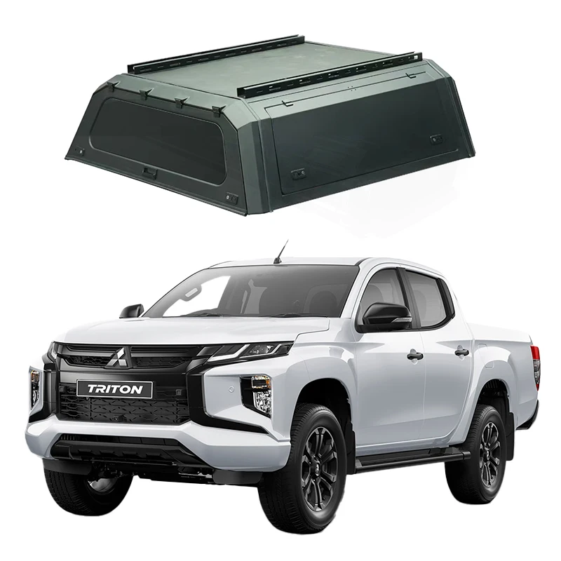 

Steel Hardtop Sliding Windows Universal High cover Pickup Truck Canopy for Mitsubishi-Triton