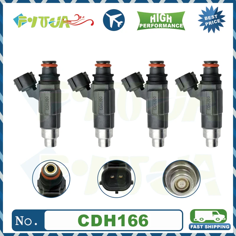 

4pcs Fuel injector CDH166 MD31979 For Mitsubishi Mirage Chevrolet Tracker Suzuki Vitara 1.5L 1.6L 1997-2002 Auto Parts