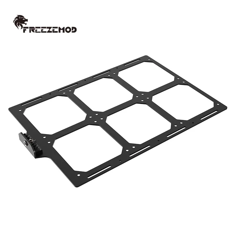 Внешний кронштейн радиатора FREEZEMOD для двойного водяного охладителя 360 с концентратором порта постоянного тока толщиной 3 мм, держатель из алюминиевого сплава BJ-360