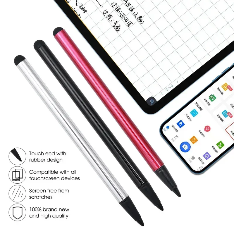 1/3PCS Portable Universal Phone Tablet Touchscreen Pens Capacitive Stylus Pencil For Iphone Ipad Samsung Tablet Laptop Pen