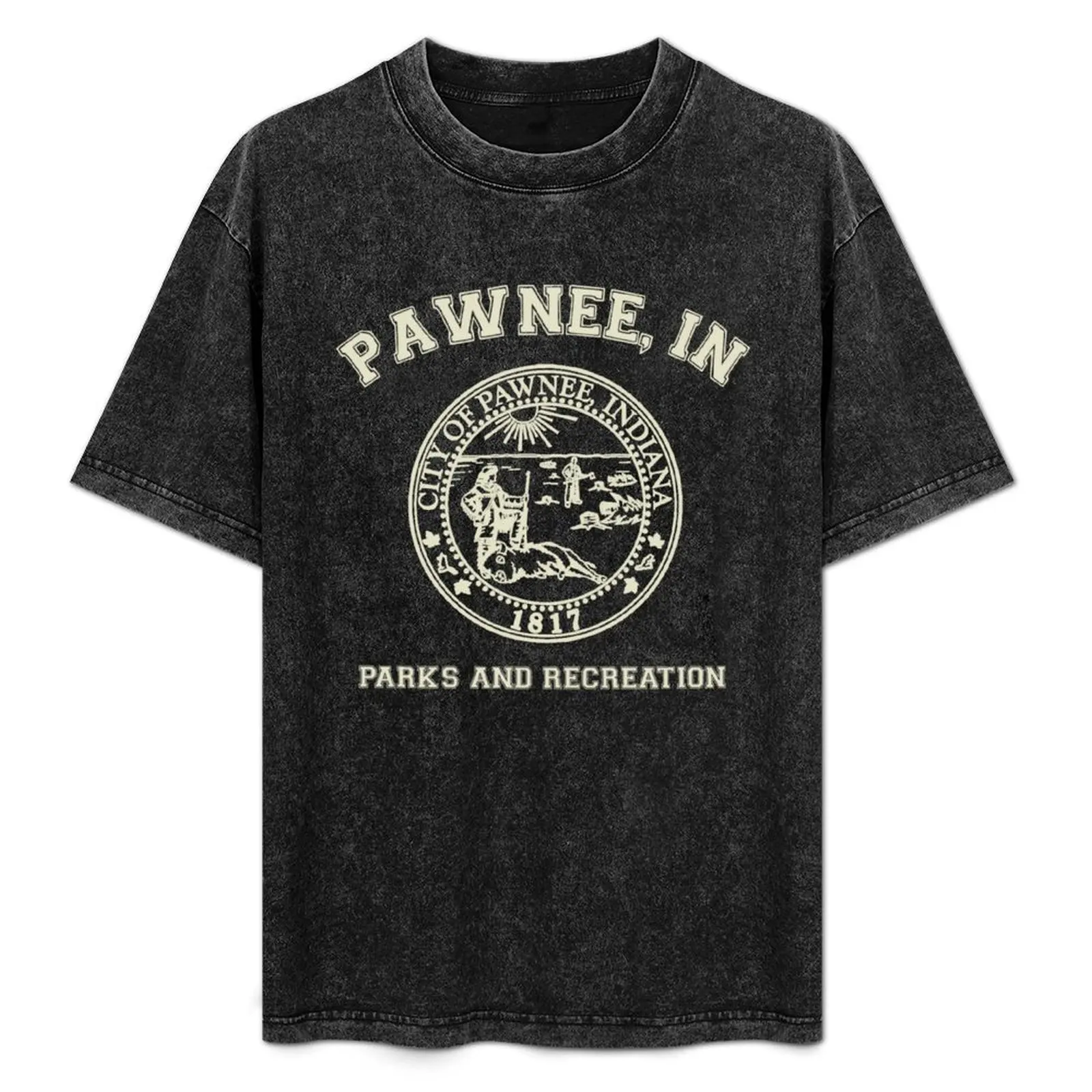 

Pawnee Indiana Parks And Recreation T-Shirt shirts graphic tees plus size tops mens graphic t-shirts hip hop