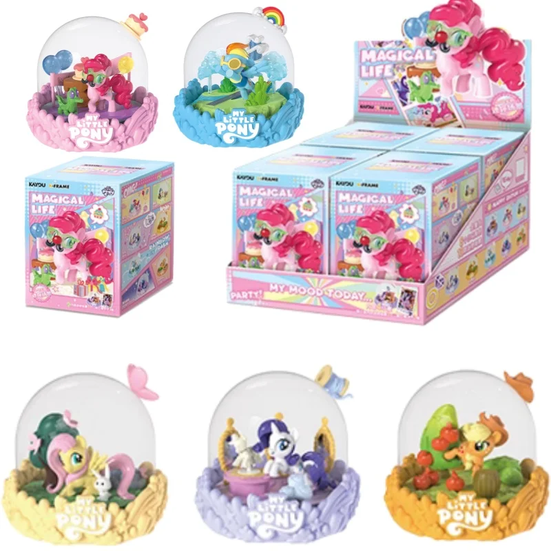 KAYOU حقيقية بلدي ليتل المهر مشهد صغير الرسوم المتحركة لعبة الكرتون جمع الطرفية لعب الأطفال عطلة فتاة هدية #1