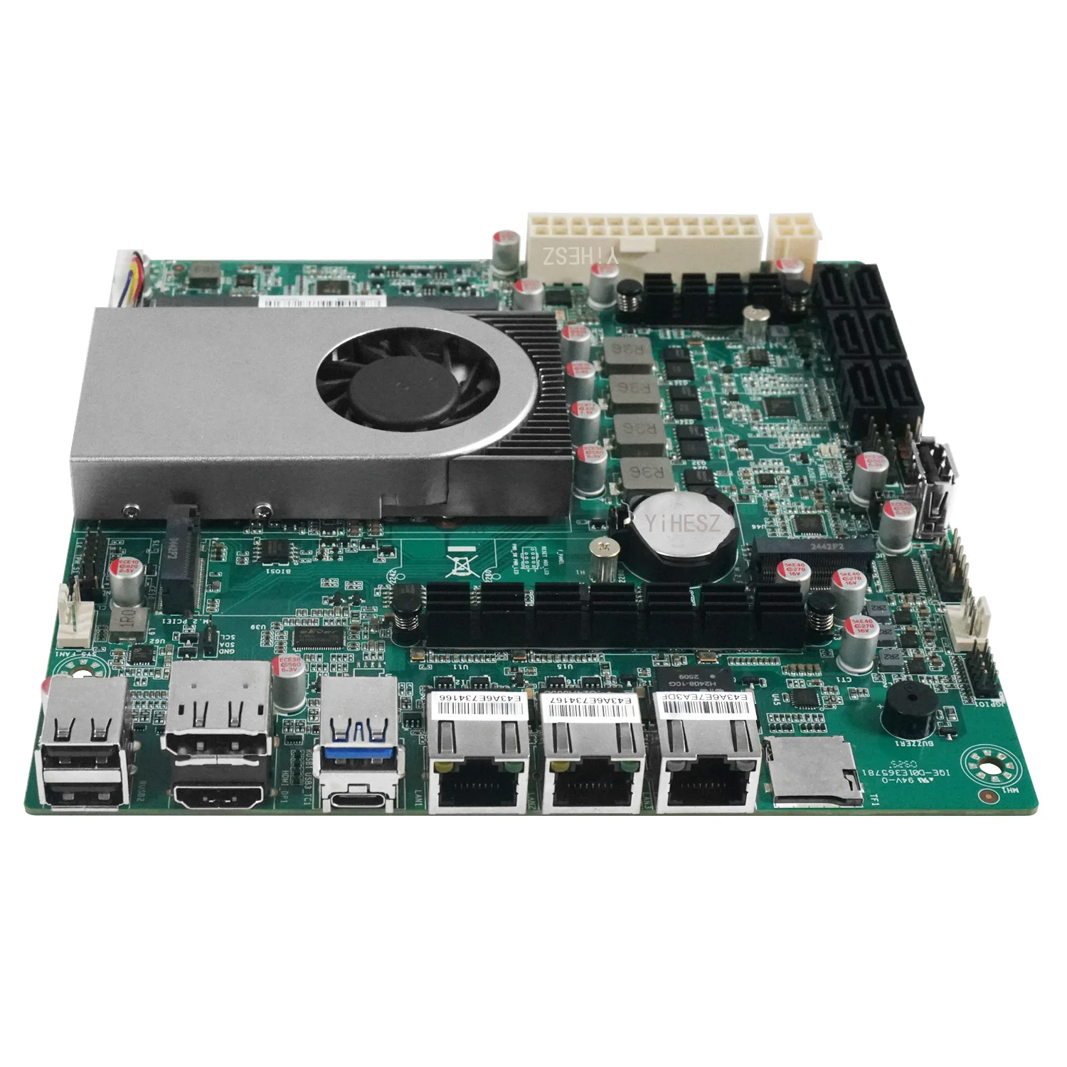 เมนบอร์ด N97/10G N150 NAS DDR5 รองรับ 6* SATA3.0 Intel I226 2.5G Mini ITX ขนาด 17x17 ซม. 2* M.2 สำหรับเราเตอร์ซอฟต์แวร์ DIY NAS ออลอินวัน