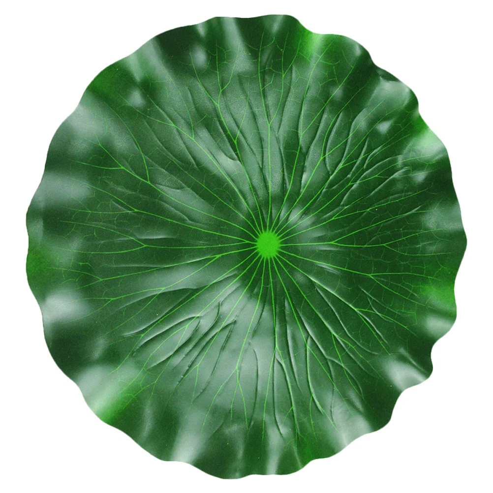 

1pc Simulation Lotus Leaves Eva Floating Pond Decor For Fish Tank Garden Fountain Artificial Lotus Leaf Ornament Pool Party