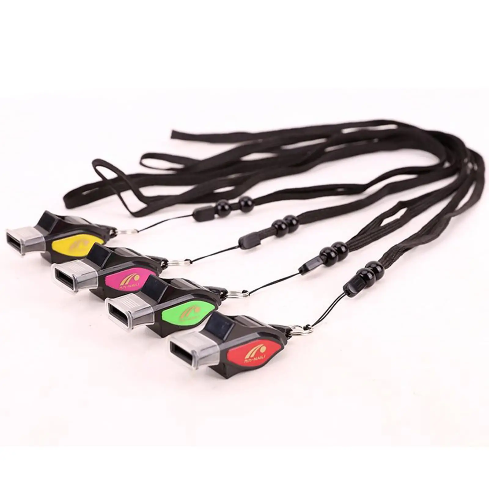 Durable ABS Coach Whistle with Lanyard for Basketball Soccer Wrestling Training and Survival Gear