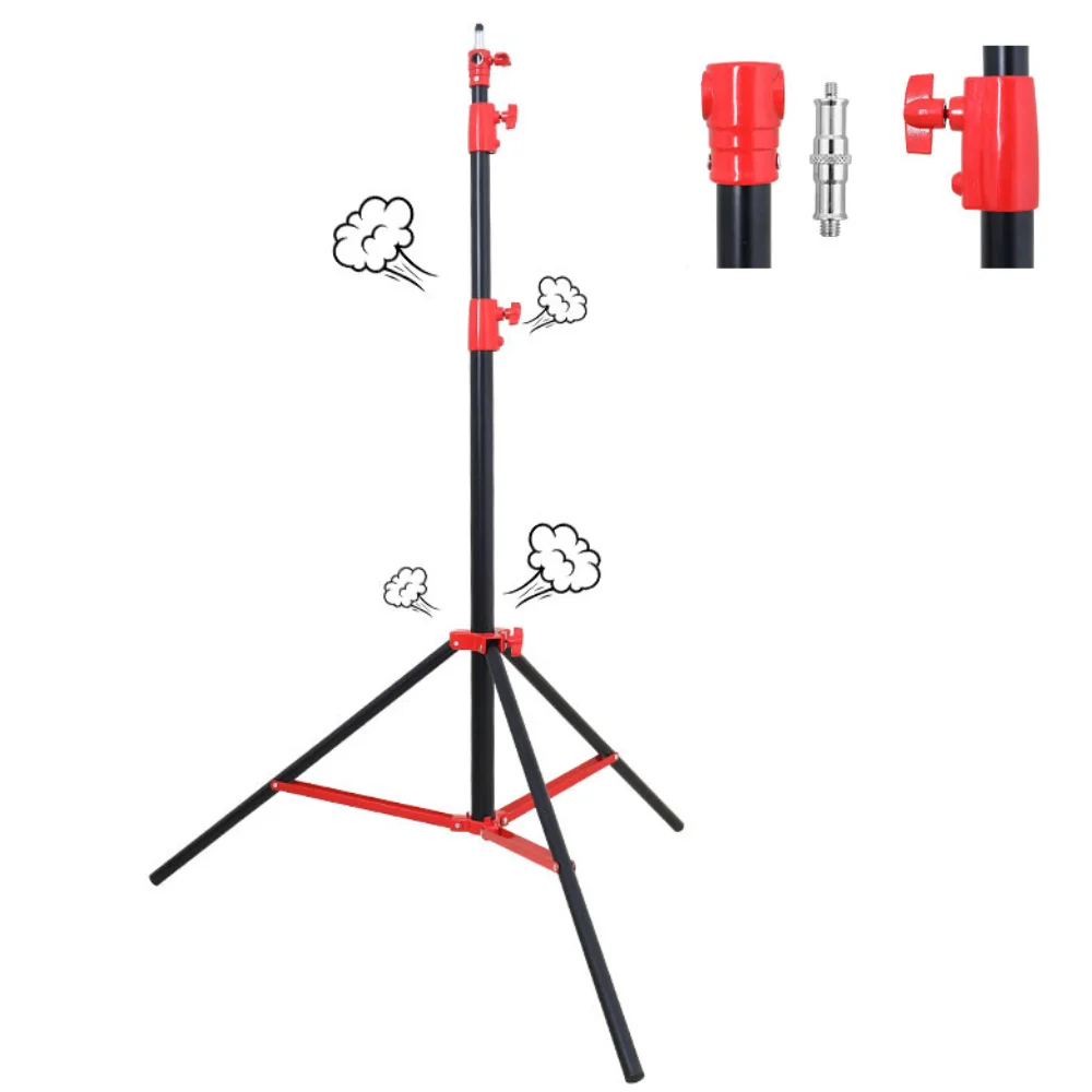 

Super Black Big Tripod MAX. 2.8M Aluminum Alloy Foldable Light Stand Photography Fill Spot Light Softbox Photo Studio Load 5KG