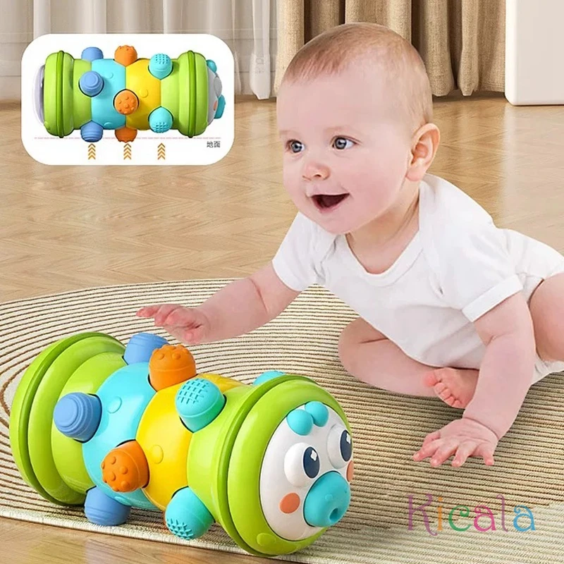 Rastejando brinquedo rolo para bebês, Fitness, Roller Atividade Educativa, infantil Tummy Time Development, brinquedos sensoriais, 0-12 meses