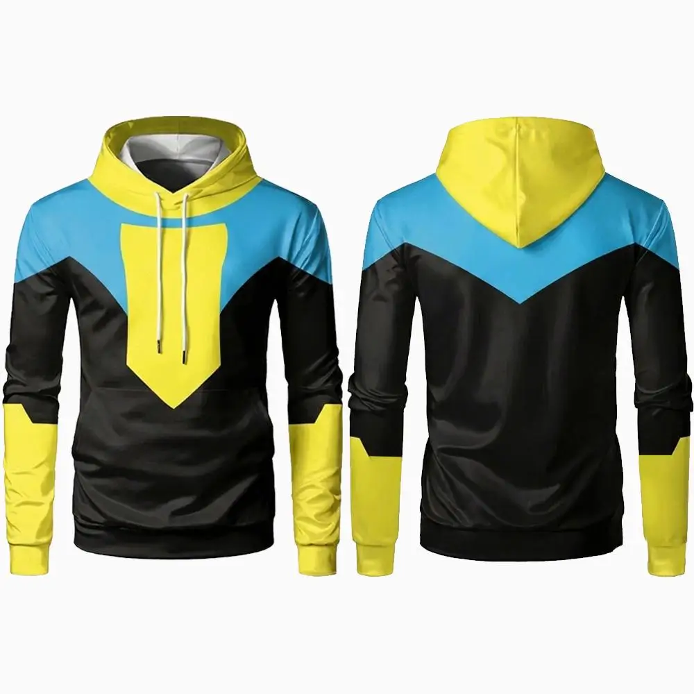 2026 New Invincible 3D Print Hoodie Thin Mark Grayson Cosplay Sportswear Men's And Women's Outdoor Fashion Gift Long Sleeved Top