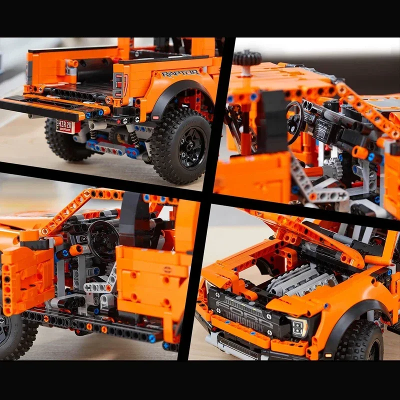 1379 ELEMENTÓW Techniczny Model 1:10 F-150 Pick-up Samochód Terenowy Klocki Konstrukcyjne Zabawki Prezent Dla Chłopców