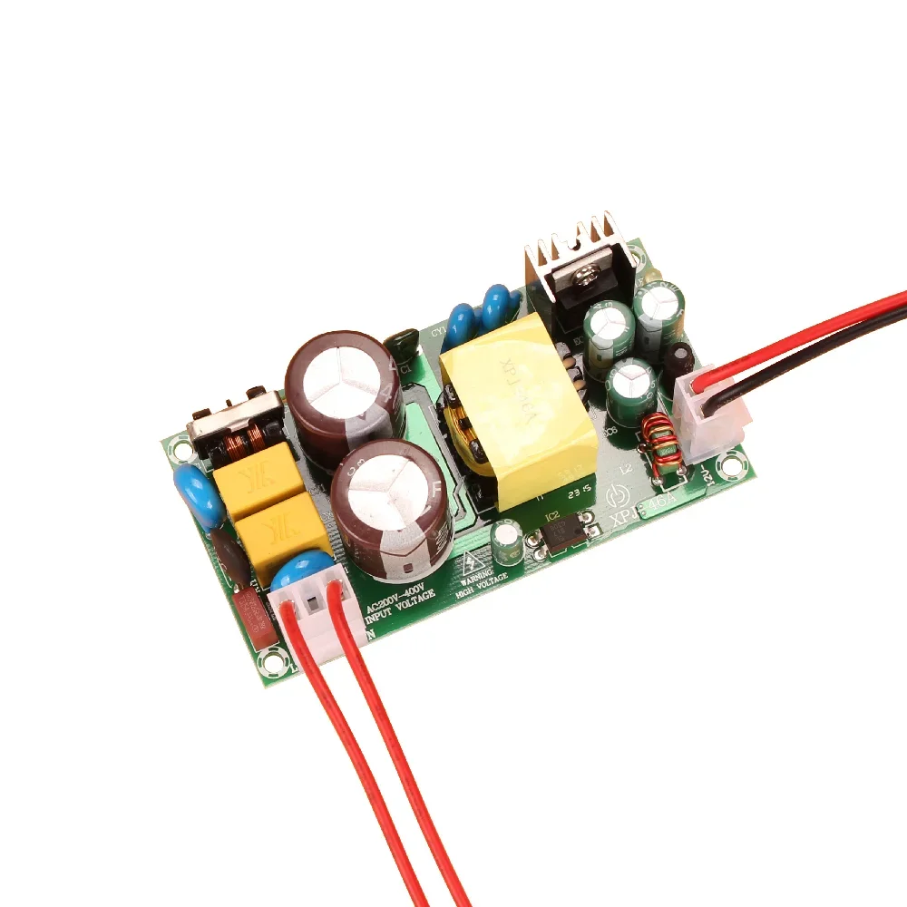 DC 12V 3A/24V 1.5A Switching Power Supply Module AC-DC Power Supply Board AC200-420V to DC 12V/24V Power Supply Module 50/60Hz