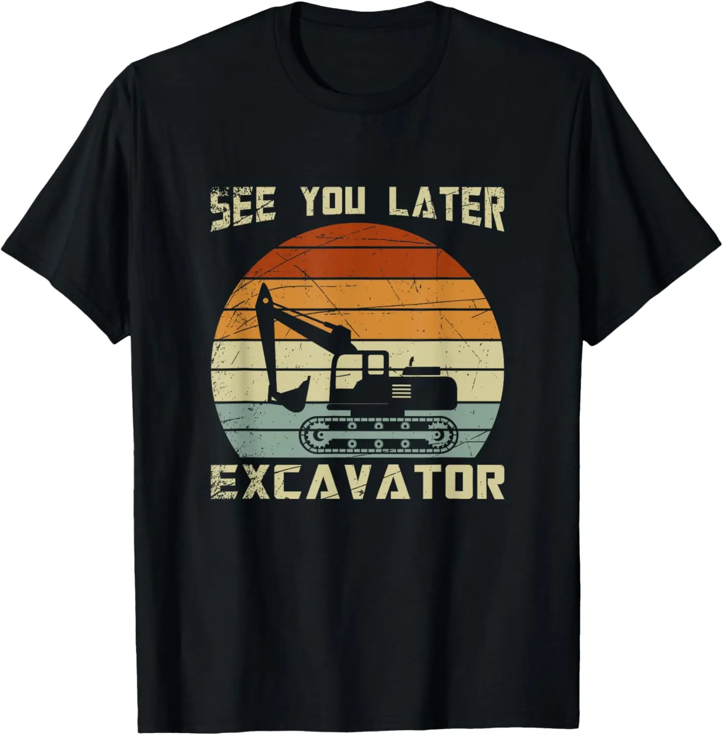 

Футболка Retro See You Later Excavator