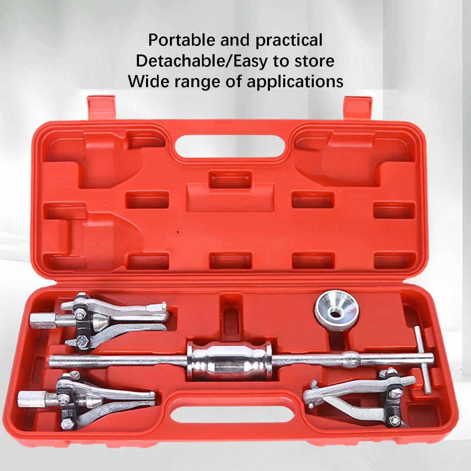 

Сверхмощный комплект съемника металлических подшипников, набор сварных штифтов скользящего молотка для снятия шестерен подшипников в автомобиле, авторемонтная мастерская