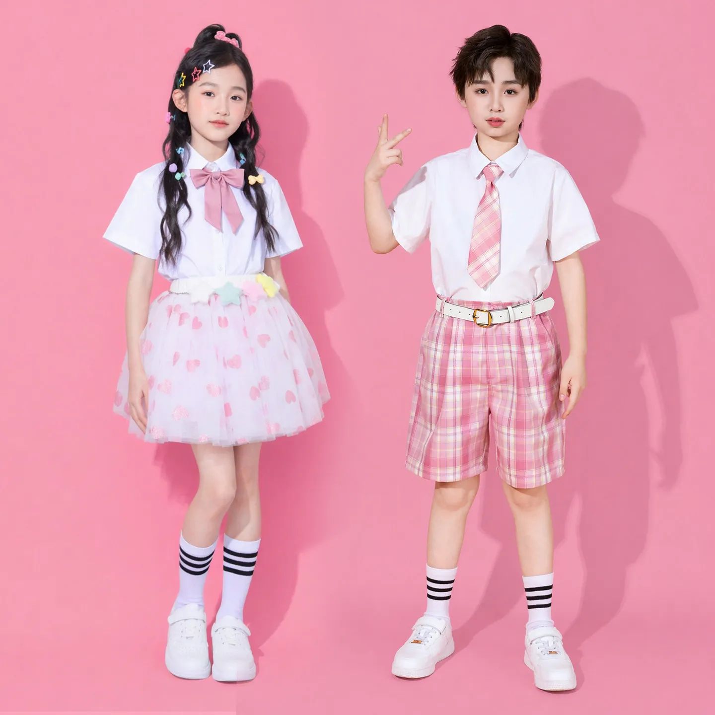Children's Kindergarten Graduation Costumes, Performance Costumes, Chorus Class Uniforms, Primary School Cheerleaders