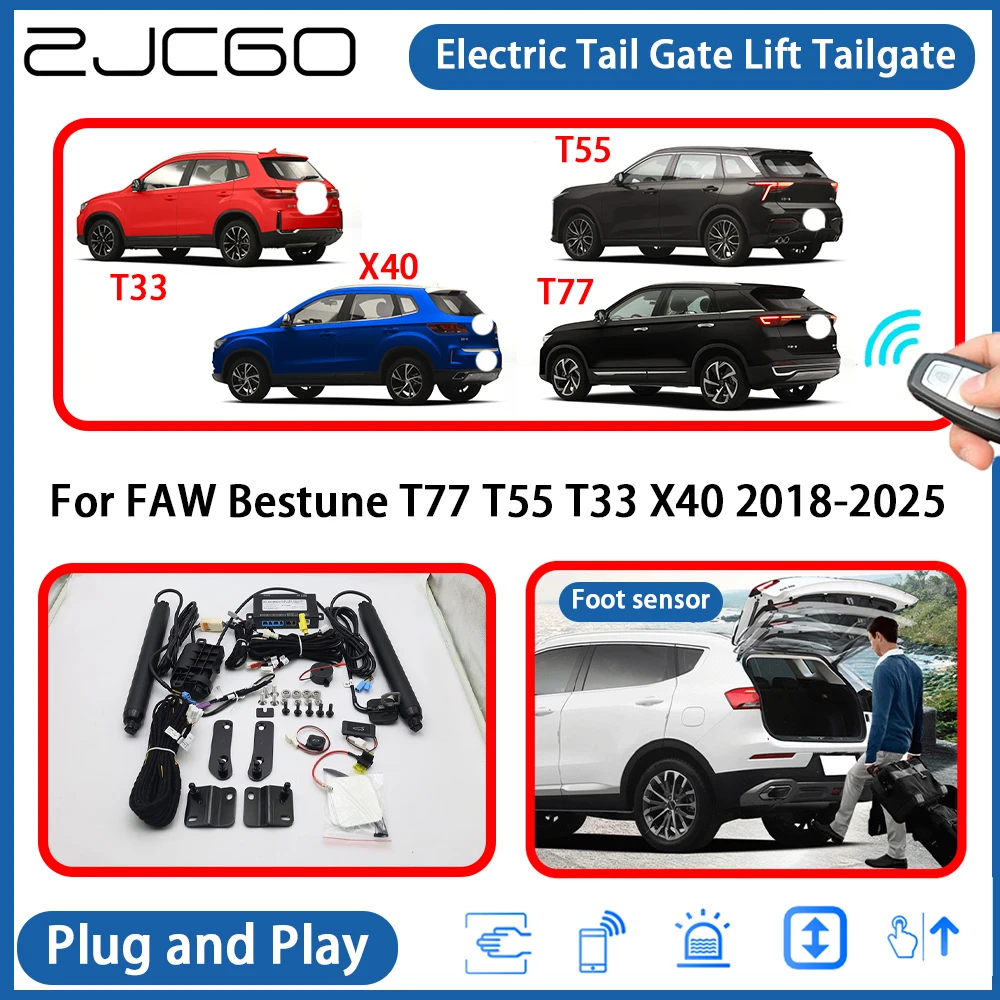 

for FAW Bestune T77 T55 T33 X40 2018-2025 Automatic Powered Tailgate Power Liftgate Electric Tail Gate Lift Assisting System