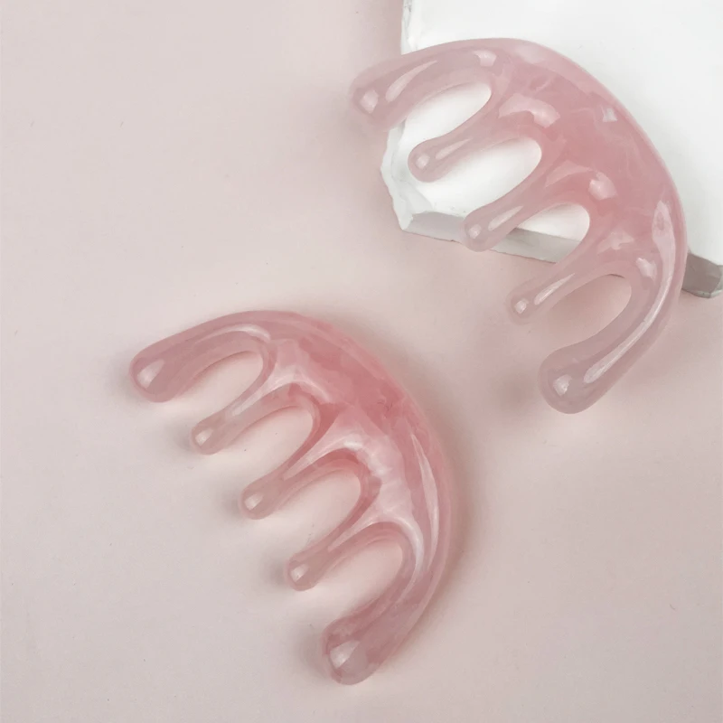 1pc Five-Tooth Meridian Massage Special Hair Massage Meridian Tool Portable Practical Head Massage Comb Home