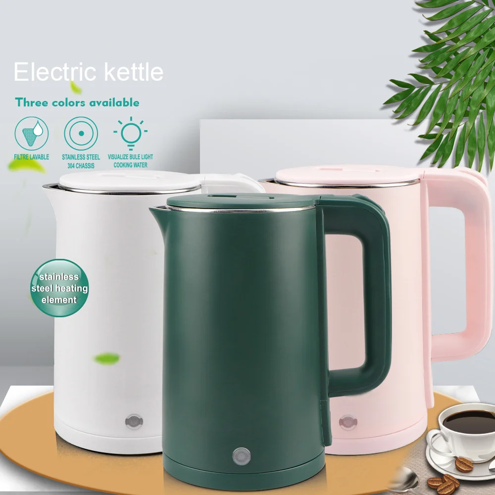 Household Electric Kettle Automatic Power off Prevent Dry Burning 2L Large Capacity Electric Kettle