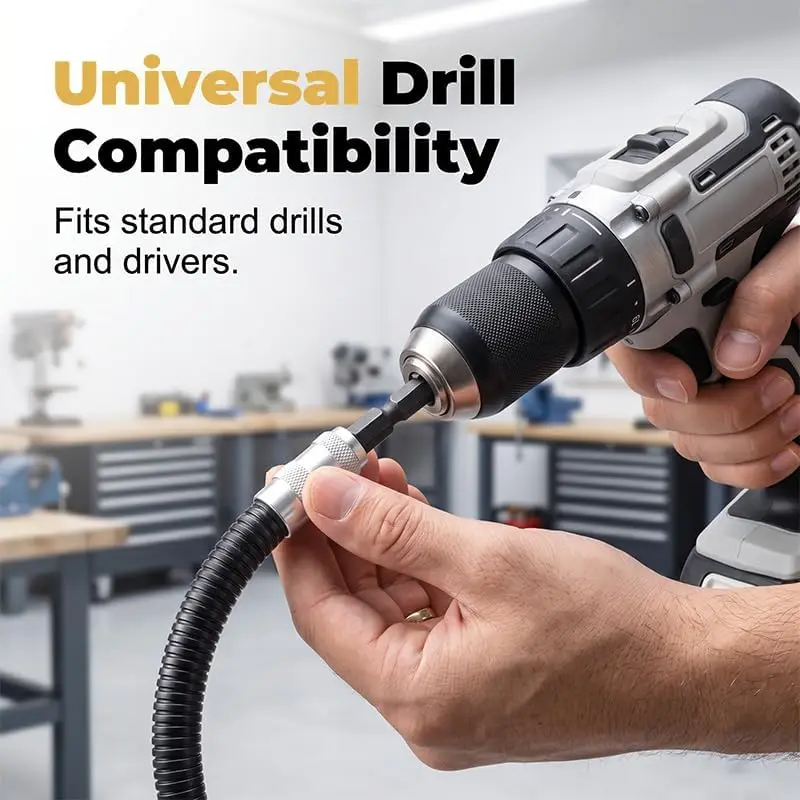 105 Degree Right Angle Driver Flexible Drill Bit Extension Reach Every Hidden Screw Easily Professional Tool Accessories