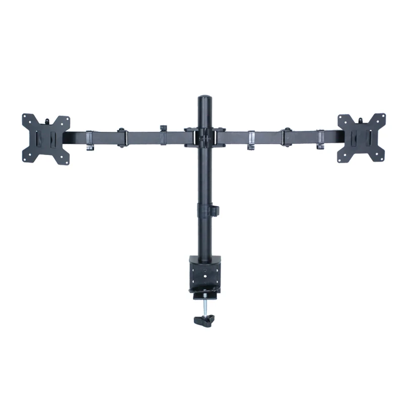 MICRON Height Adjustable Tilt Monitor Arms with Manage Wire Dual Monitor Desk Mount