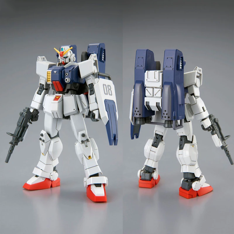 عالية الجودة بانداي الأصلي PB HGUC 1/144 RX-79(G) GUNDAM الأرض نوع أنيمي عمل الشكل التجمع نموذج اللعب نموذج الهدايا