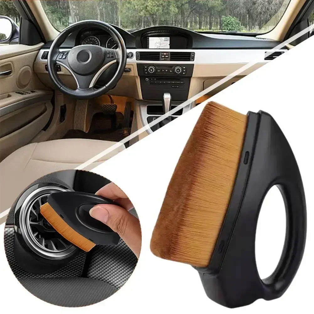 Car Interior Cleaning Brush Car Ultra-Soft Detailing Brush Multifunction Air Outlet Cleaning Brush Car Cleaning Tool