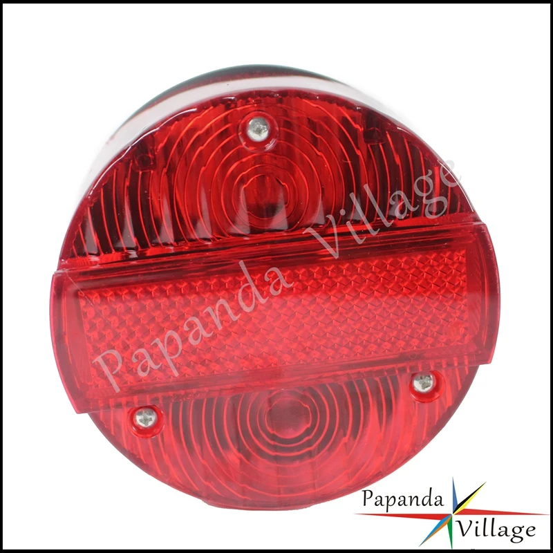 Rear LED Tail Light Brake License Plate W/Reflector For MZ ETZ 150 250 251 301 Simson SR50 S51 SUZUKI S125 TS150 TS250 Taillight