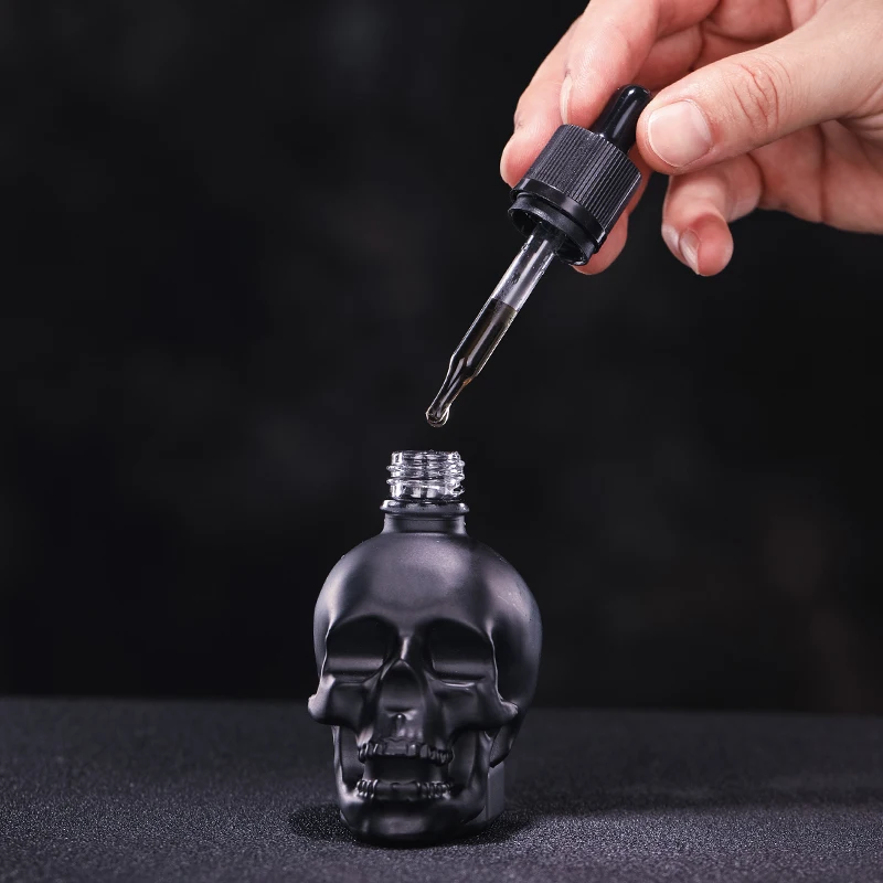 Glass Spray Bitter Dropper Bottle Scrub skull bitter bottle of bitter medicine dropper BITTER BOTTLE 30/60/120ml