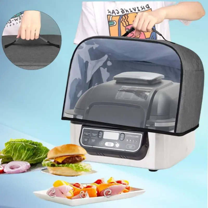 Cubierta antipolvo para freidora de aire Ninja Foodi Grill Ag301 Ag400 accesorios Ninjafoodi cocina hogar barbacoa tostadora Foodie Case cubiertas de alimentos