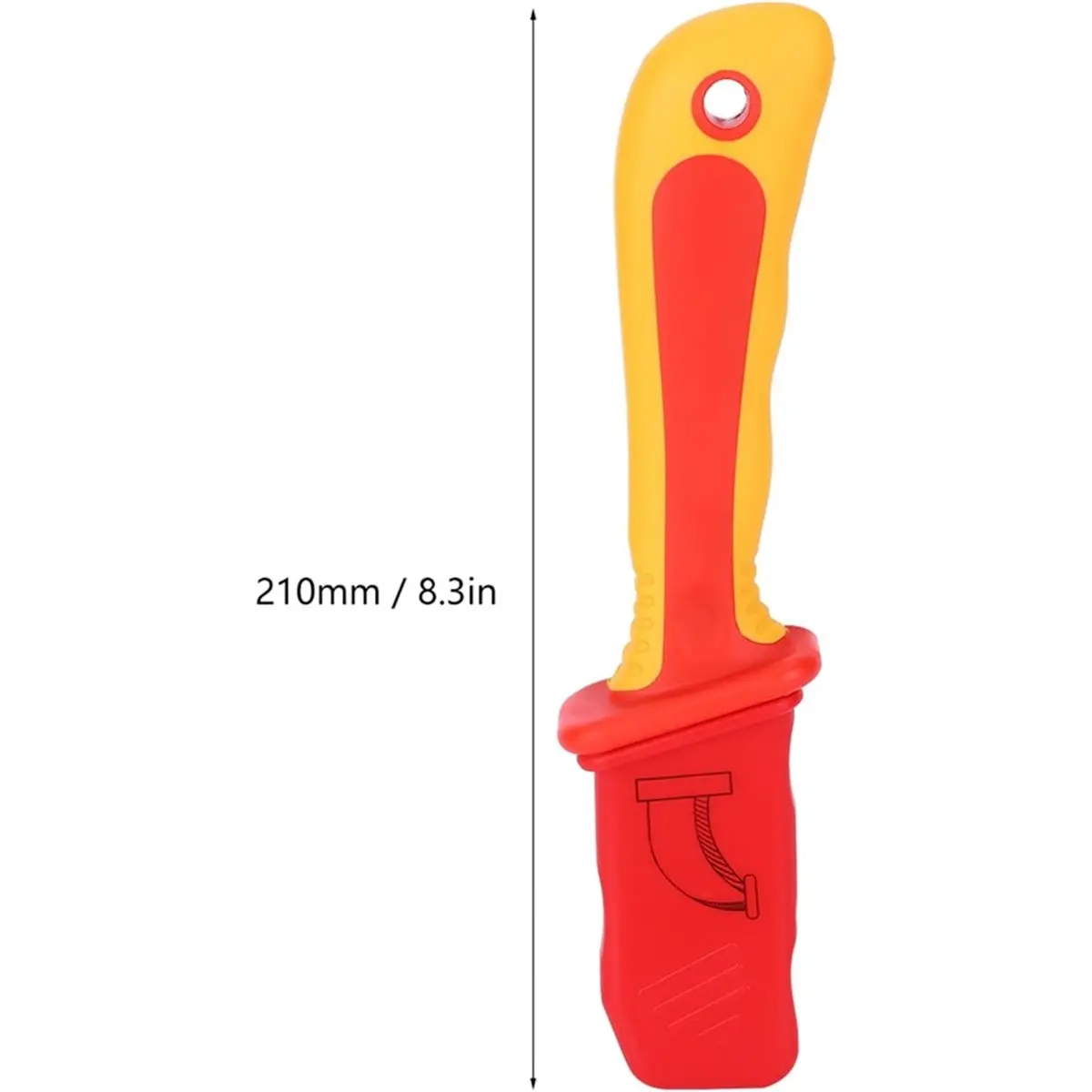 Budget-Friendly-Antimagnetic Electrician Knife, Insulation Knife for Cutting Insulation, Antislip Wire Skinning Knife, Cable Kni