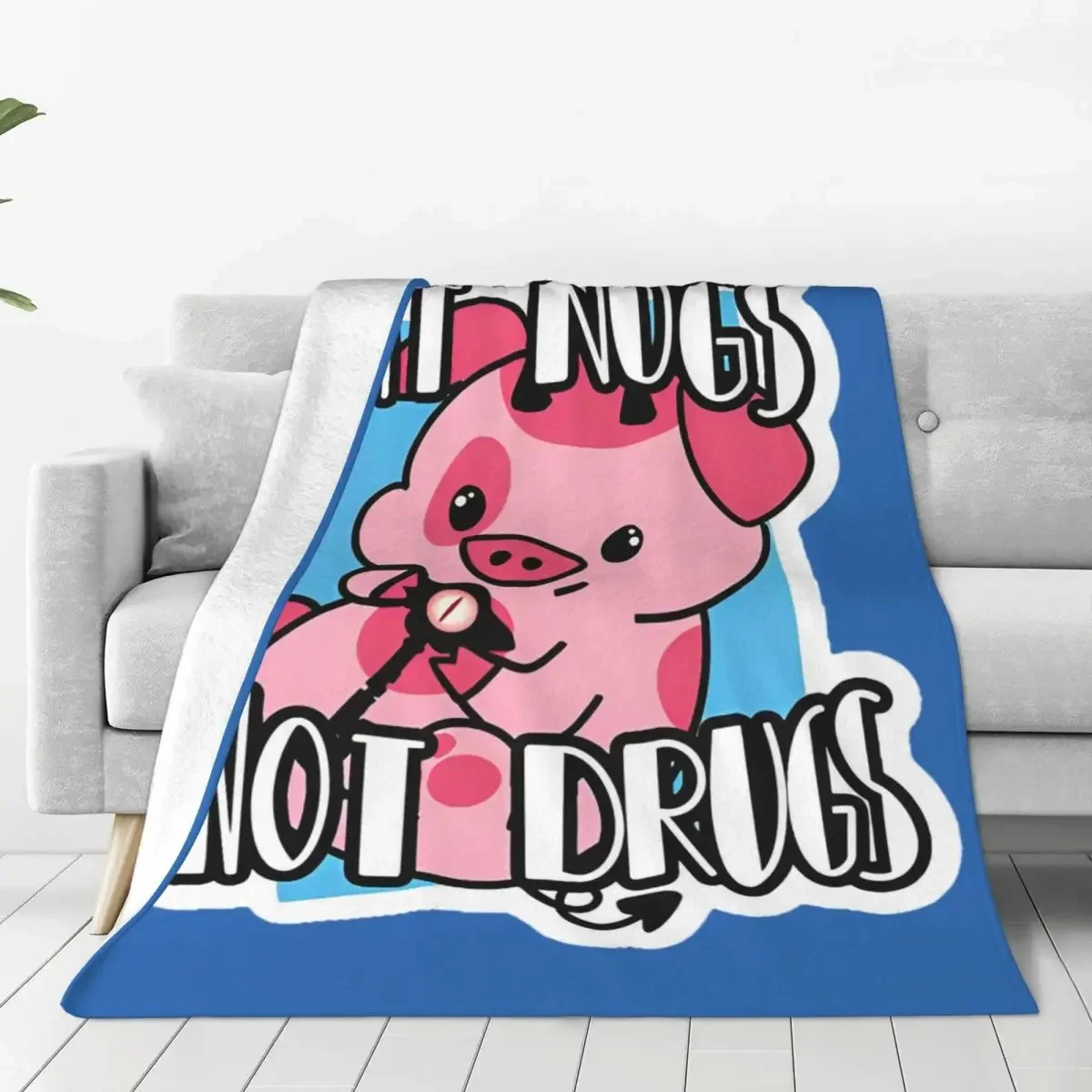 

Fat Nugget Hazbins Hotels Blanket Fuzzy Awesome Warm Throw Blankets for Coverlet Spring/Autumn
