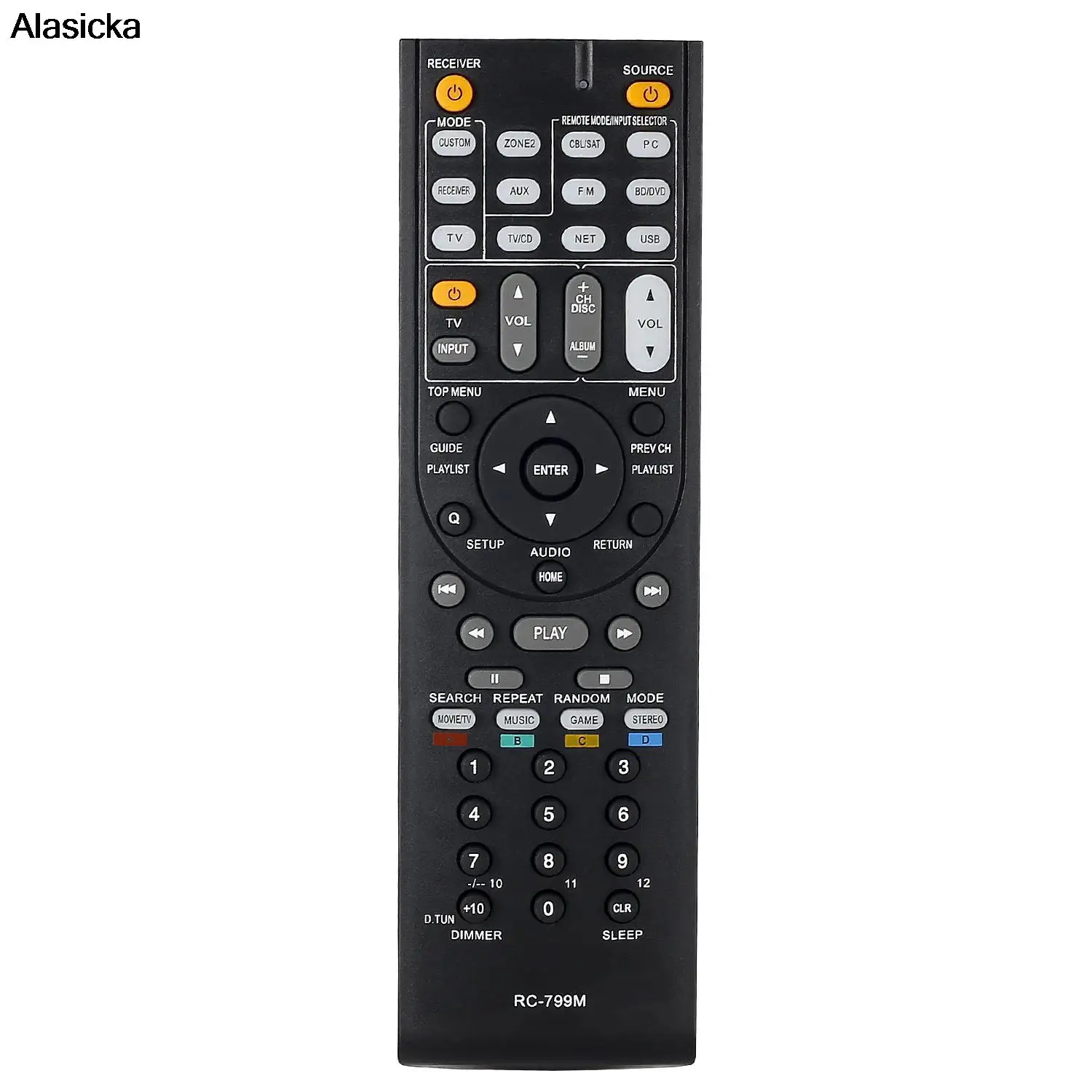 Remote control For ONKYO AV RC-799M RC-737M RC-834M/RC-735M RC-765M TX-NR414 TX-NR515 TX-NR717 TX-SR507S TX-SR507 AV Receiver