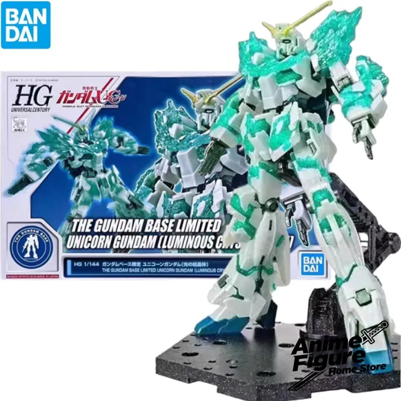 

100%Original in Stock Bandai HG 1/144 Light Crystal RX-0 Unicorn Gundam Anime Character Assemble Toy Model Ornaments Collection
