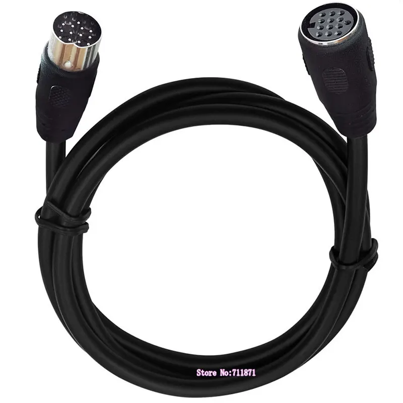 13 игольчатых отверстий DIN Мужской Женский Аудиокабель Шнур 13Pin Din между мужчинами Линия 13P Din Мужской-Женский Удлинитель Линия 13p