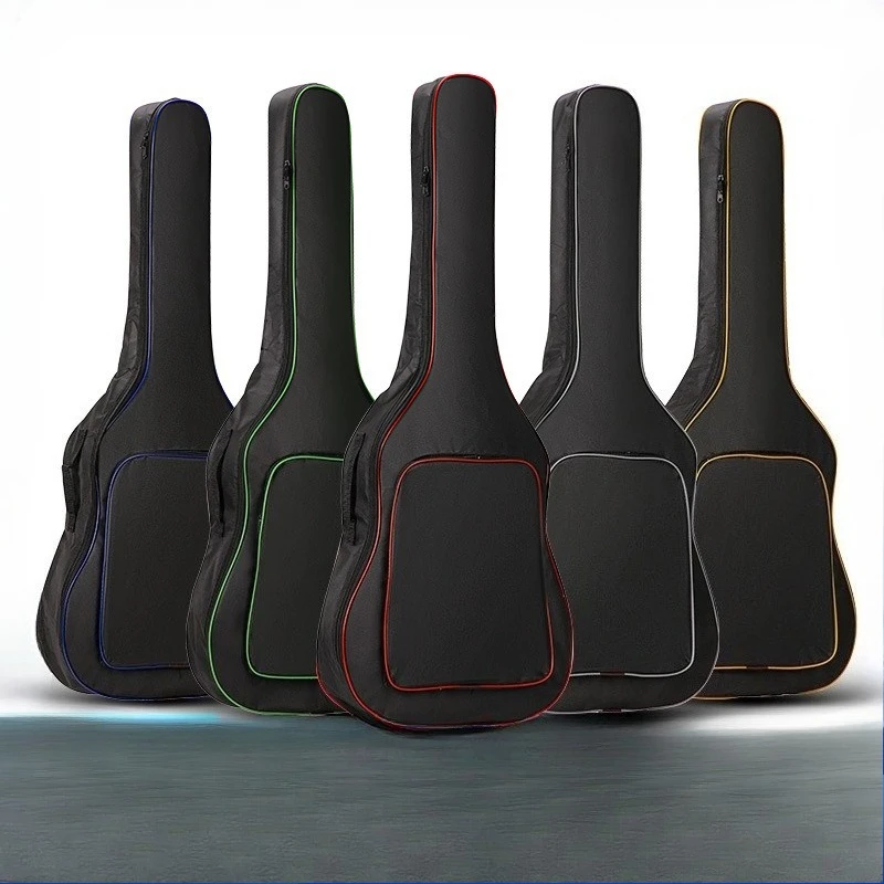 

Customized Wholesale 40/41 Inch Acoustic Guitar Bag Waterproof Thick Padded Dual Shoulder Backpack Guitar Case