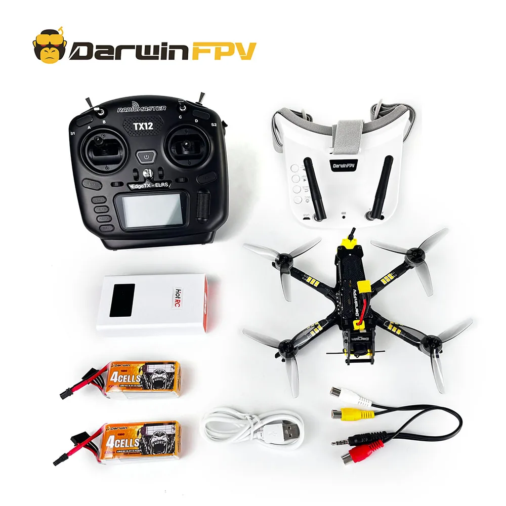 DarwinFPV 비행 제어 쿼드콥터, BabyApe 2 FPV 드론, 6S 4S RTF FPV 드론