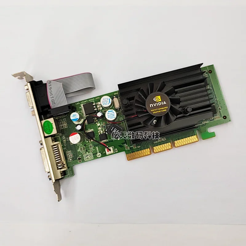 

Новая видеокарта FX6200 512M DDR2 поддерживает материнскую плату AGP8X 4X и 256 МБ