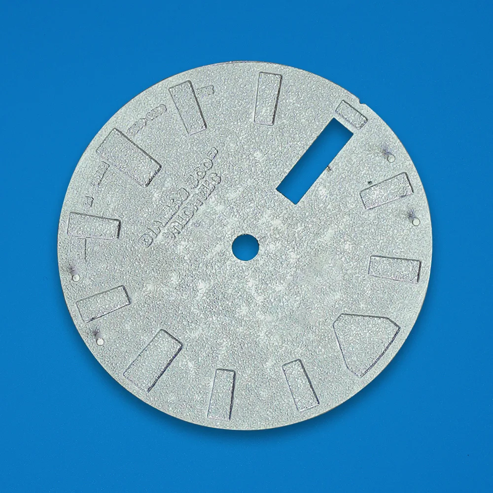 NH35 Dial 28.5mm Watch Dial Footprint Fit S Dial Green Luminous For NH35 NH36 Movement Watch Accessories Repair Tool